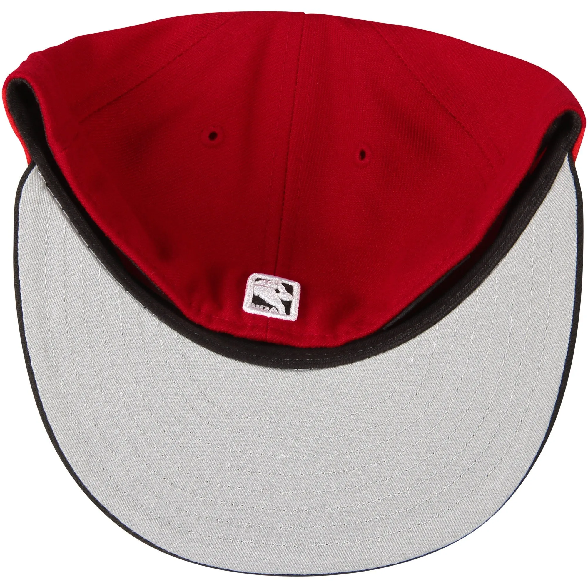 Men's Chicago Bulls New Era Red/Black Official Team Color 2Tone 59FIFTY Fitted Hat
