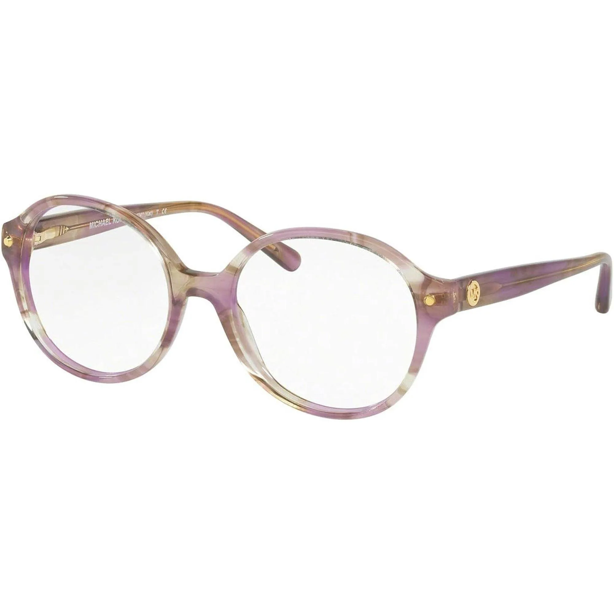Michael Kors Women's Eyeglasses - Purple Floral Round | MICHAEL KORS 0MK4041 3233