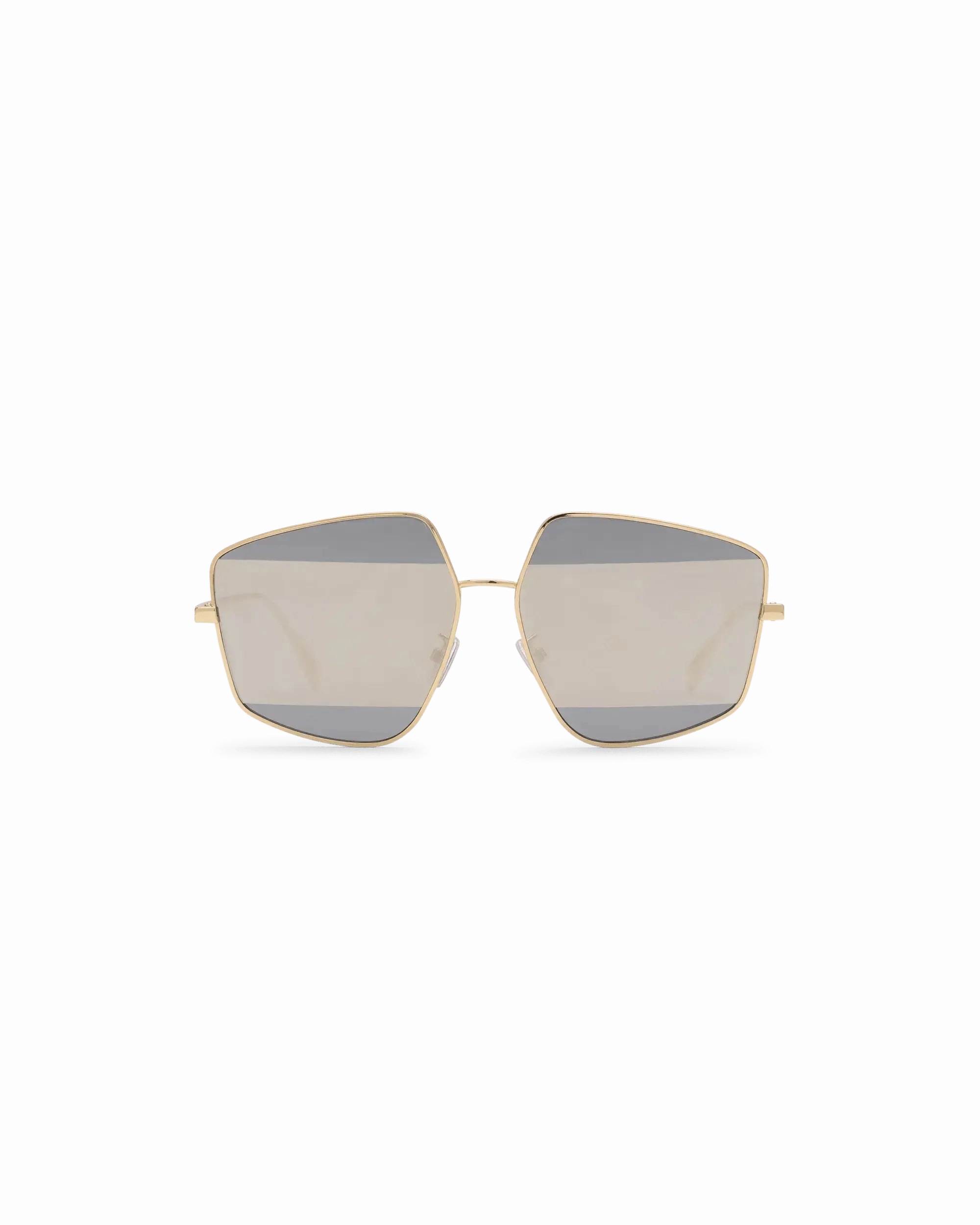 Mirrored Striped Sunglasses