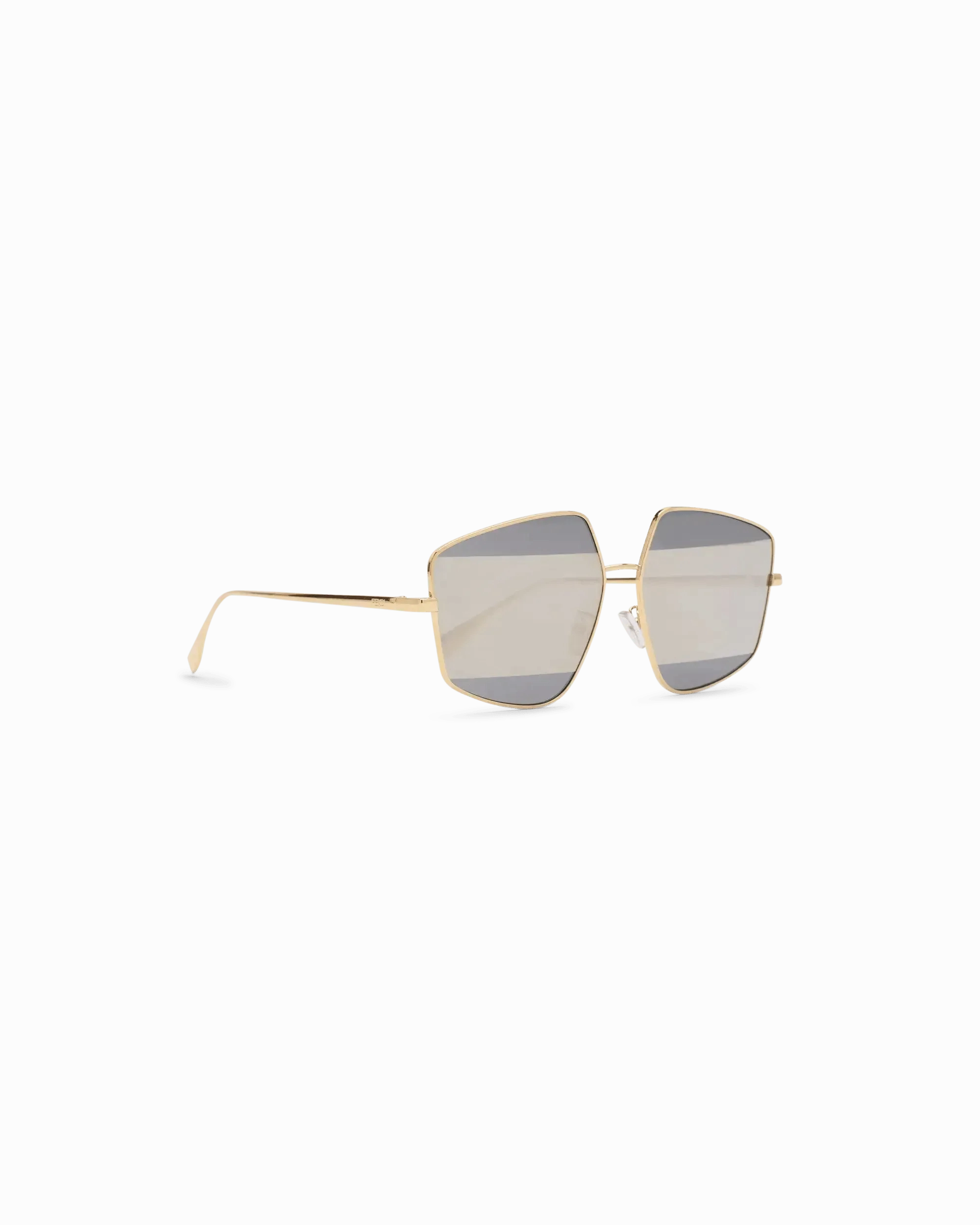 Mirrored Striped Sunglasses