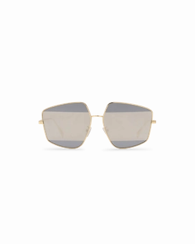 Mirrored Striped Sunglasses