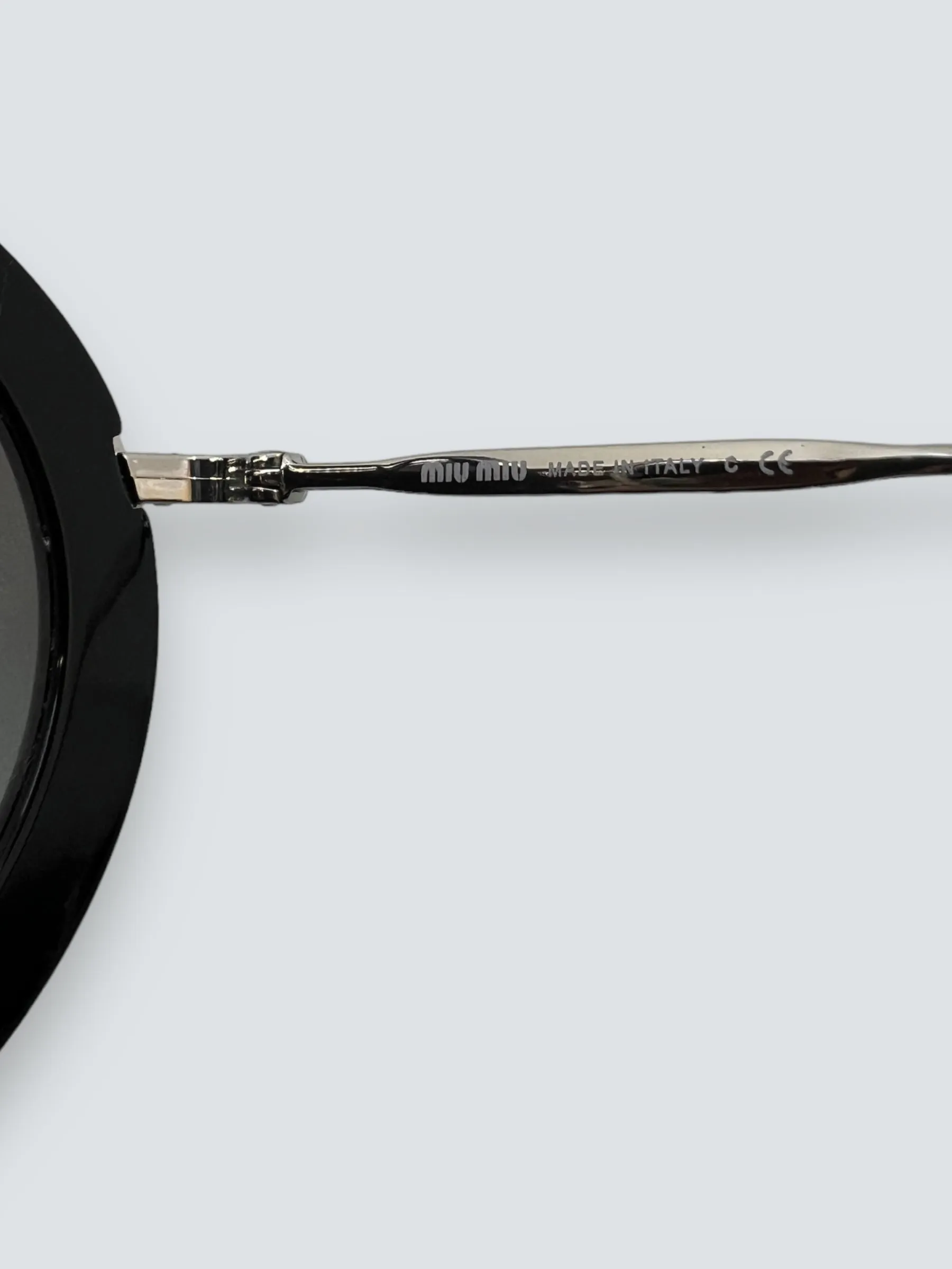 MiuMiu Brown Round Sunglasses