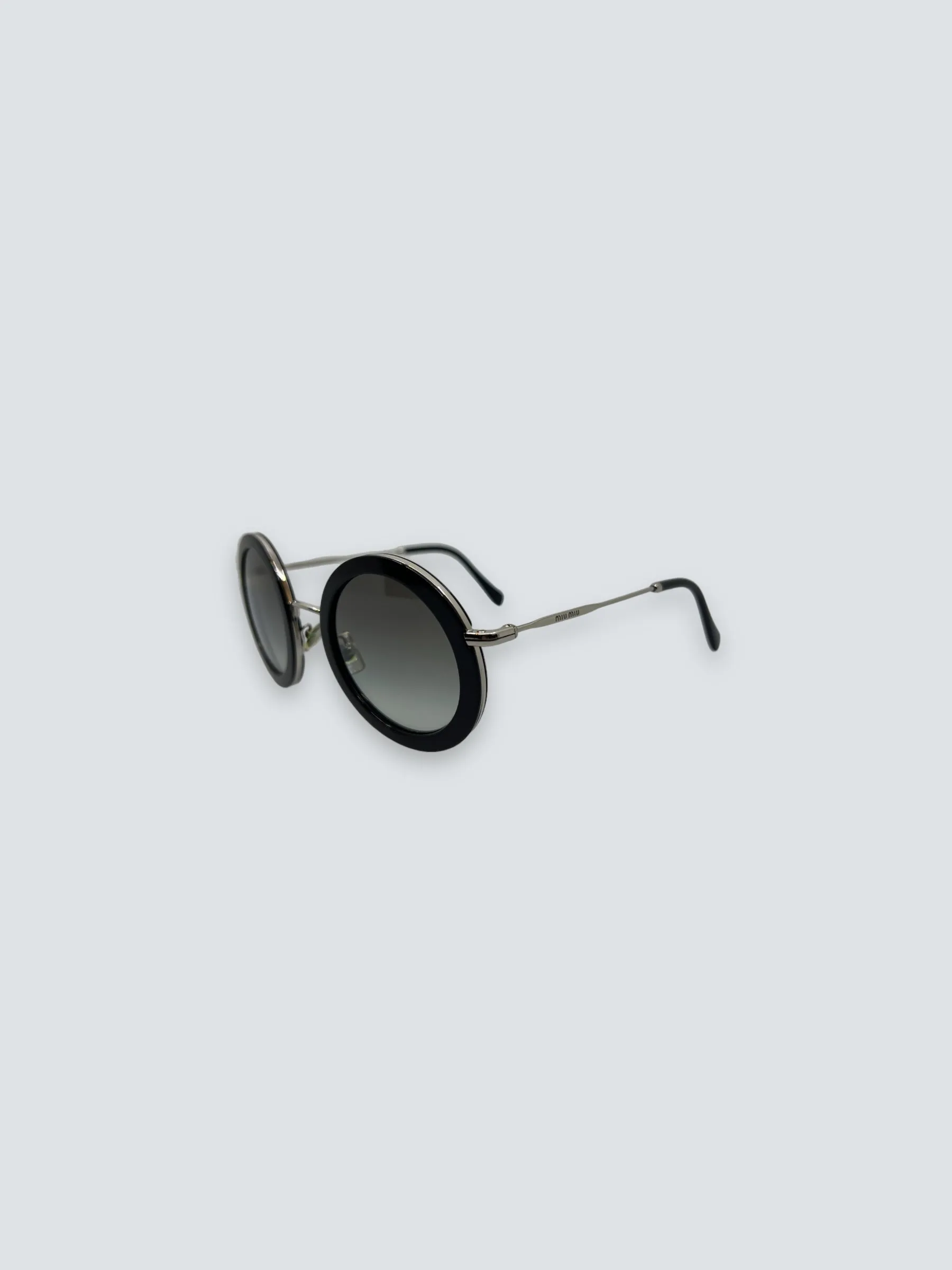 MiuMiu Brown Round Sunglasses