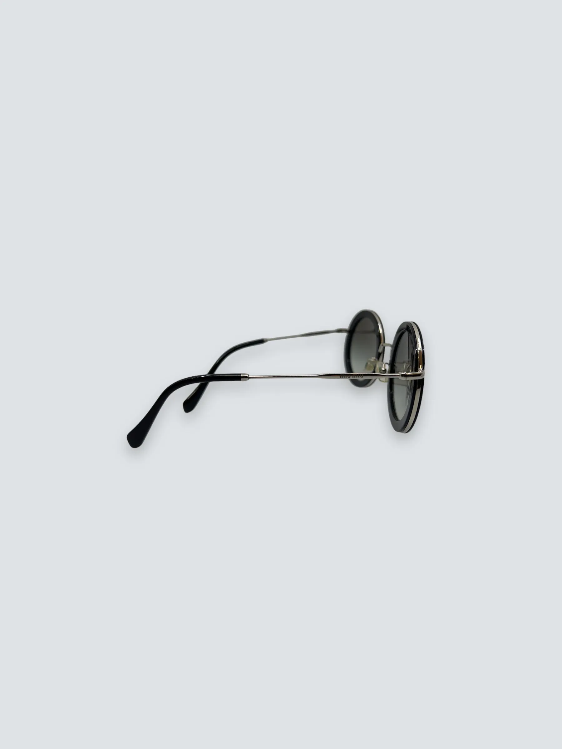 MiuMiu Brown Round Sunglasses