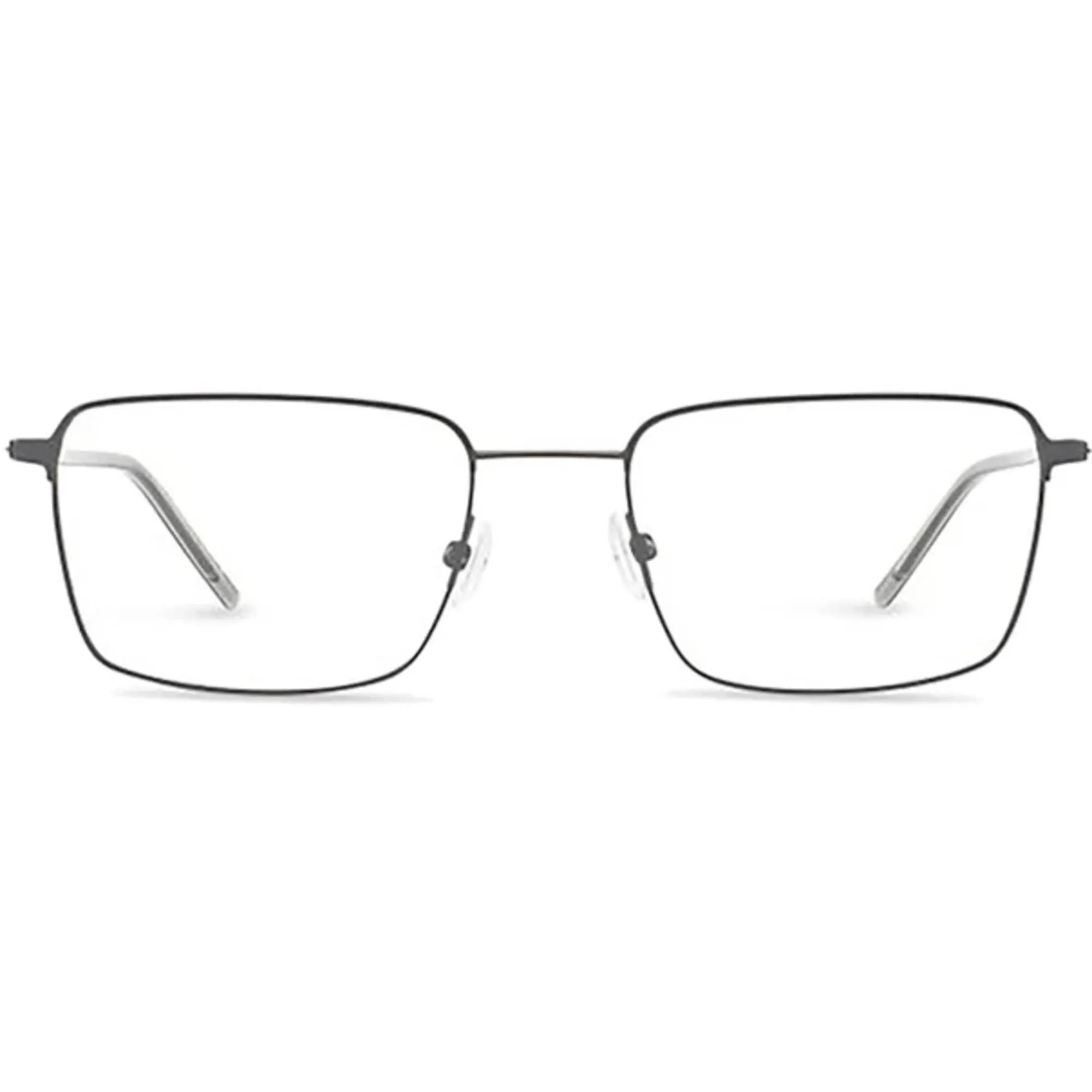 Morel Men's Eyeglasses - Grey Metal Full Rim Square Frame Demo Lens | 30247L GN09