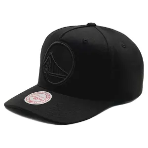 MVP NBA Golden State Warriors Black Team Logo Snapback Cap