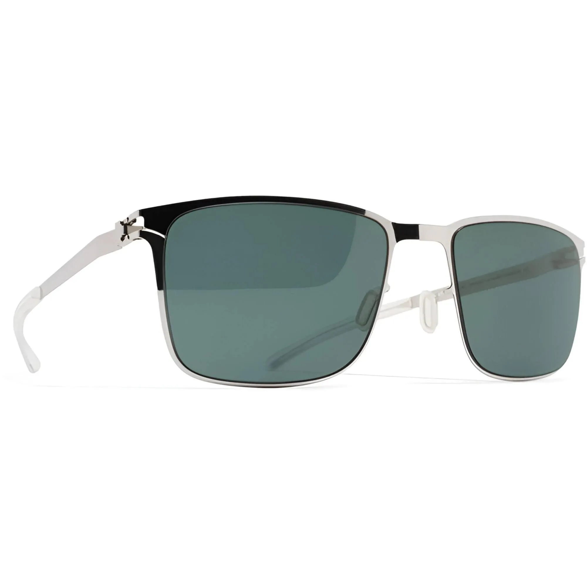Mykita Men's Sunglasses - Shiny Silver Frame Neophan Polarized Lens | YANIR SSL_NP P