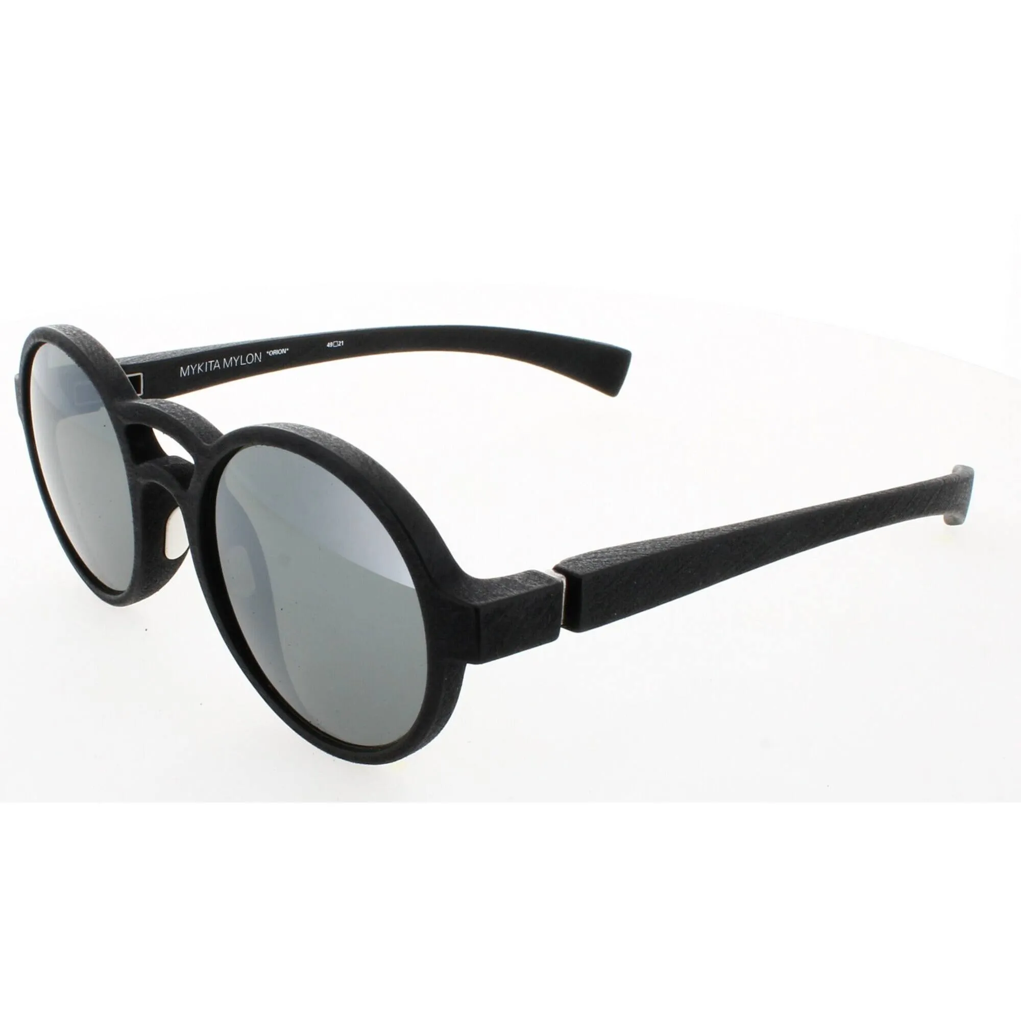 Mykita Unisex Sunglasses - Pitch Black Frame | MYLON-ORION-PITCH BLACK-COAL FLASH