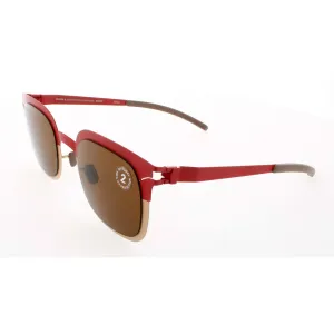 Mykita Unisex Sunglasses - Red and Nude Metal Frame | COLLAB-AVRUM-RED NUDE F41
