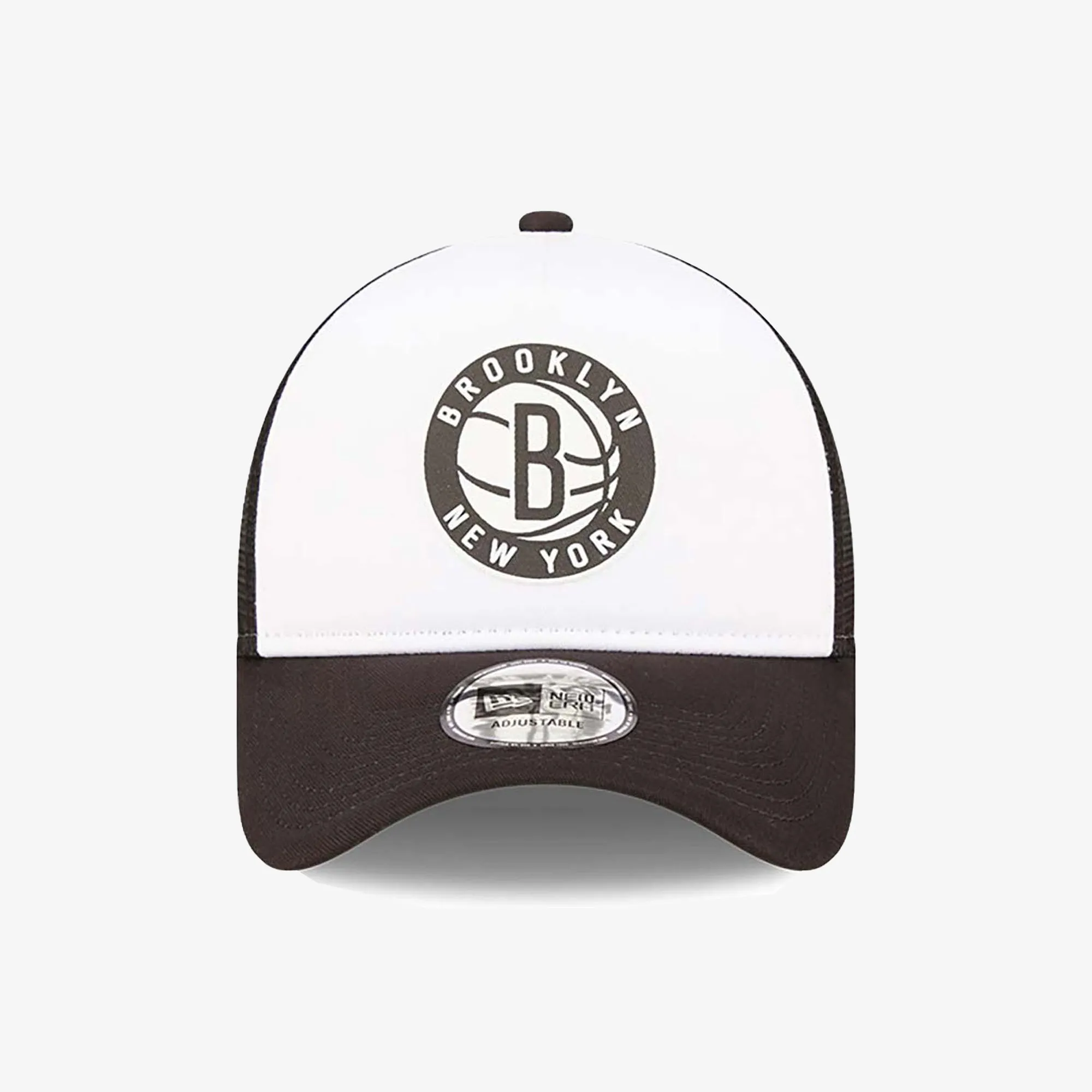 New Era | BLOCK BROOKLYN NETS TEAM  { WHITE/BLACK