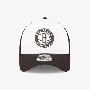 New Era | BLOCK BROOKLYN NETS TEAM  { WHITE/BLACK