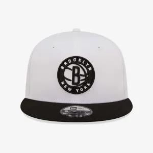 New Era | BROOKLYN NETS  { WHITE/CROWN
