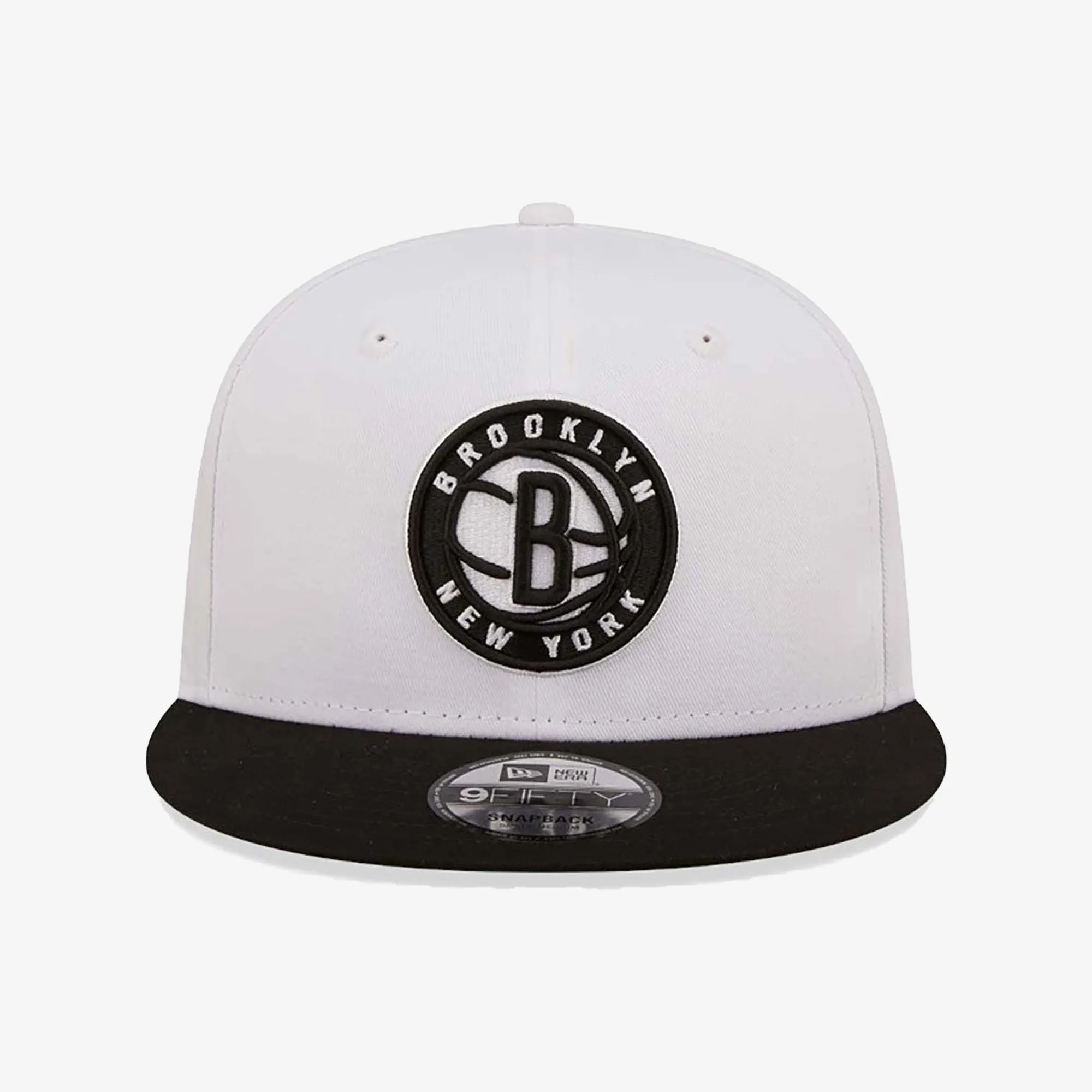 New Era | BROOKLYN NETS  { WHITE/CROWN