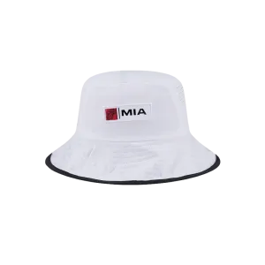 New Era Miami HEAT White Bucket Hat