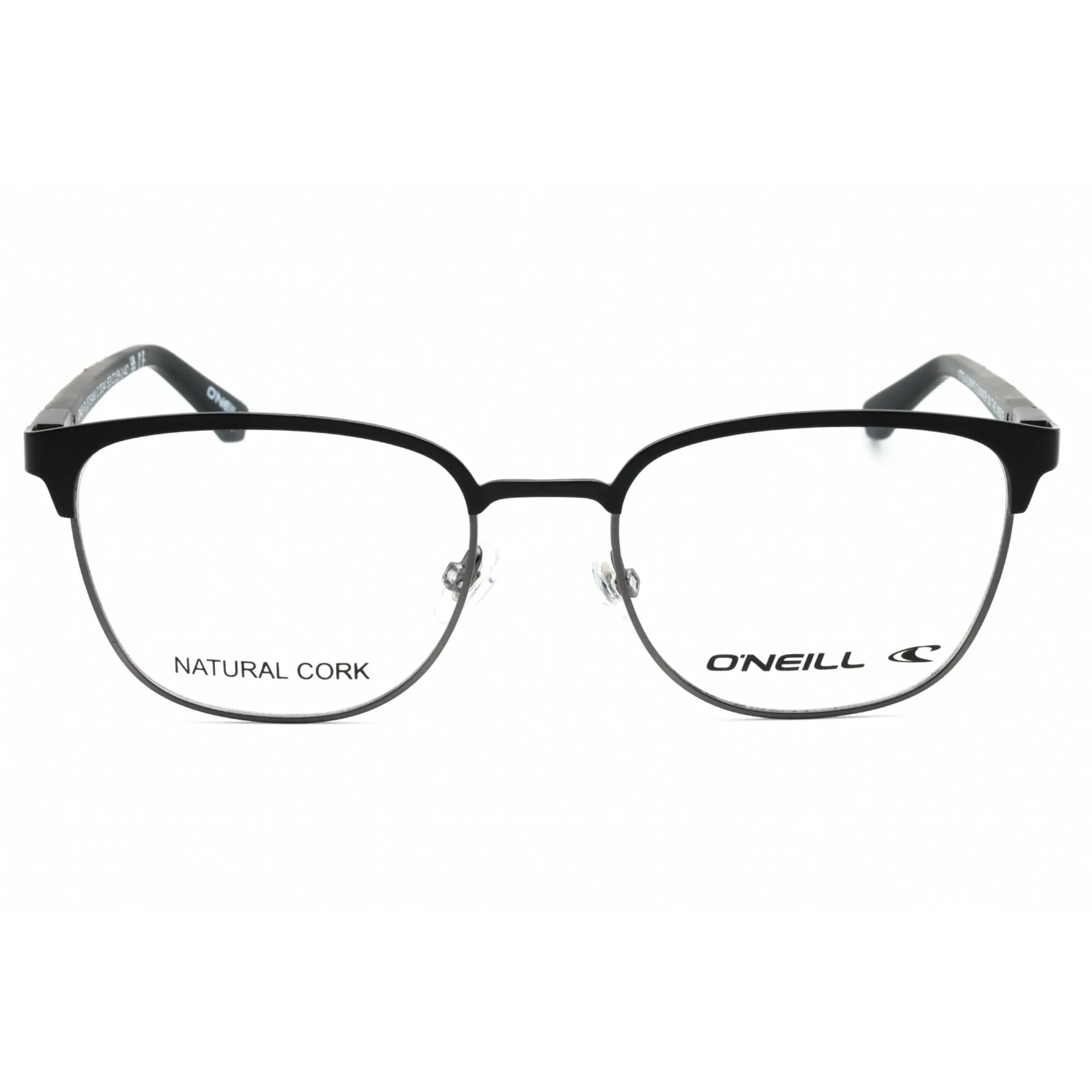 ONeill Unisex Eyeglasses - Matte Black Metal Square Full Rim Frame | ONO-FLOTSAM 004