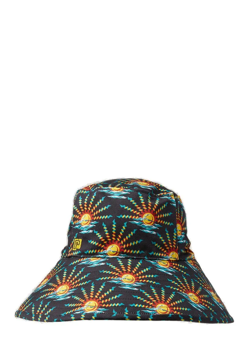 Paco Rabanne Allover Sun Motif Bucket Hat