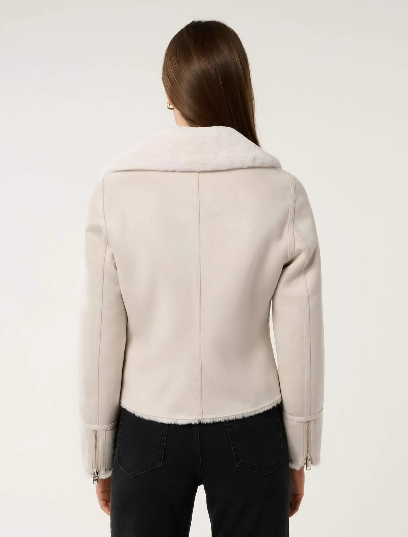 Penny Faux Fur Aviator Jacket
