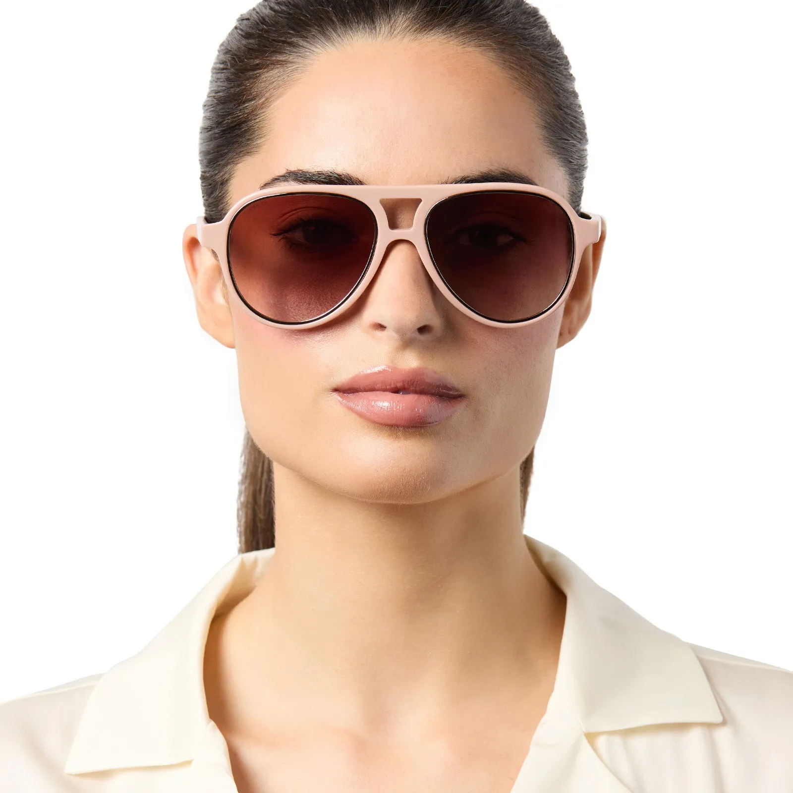 PIA - NUDE   BROWN GRADIENT   POLARIZED SUNGLASSES