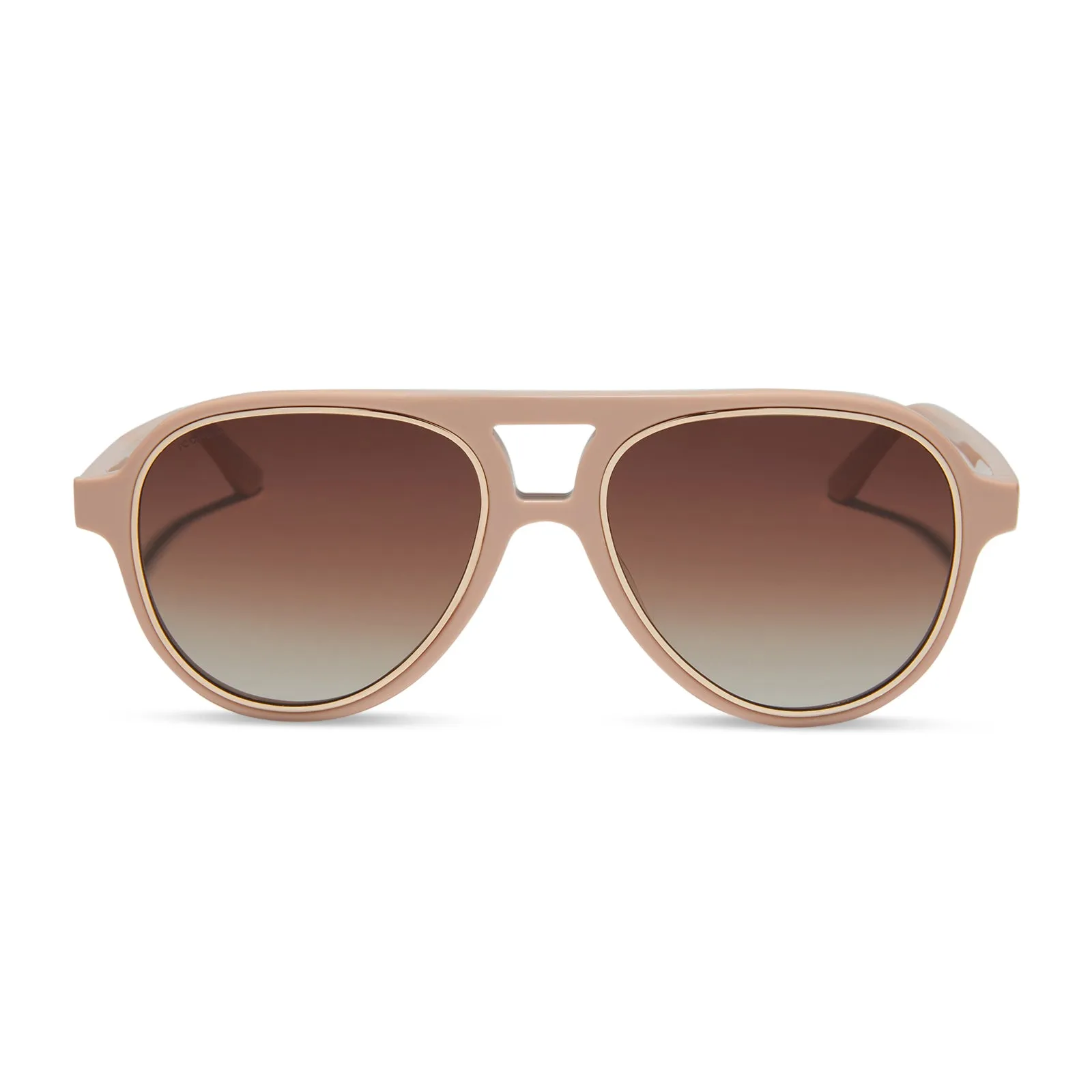 PIA - NUDE   BROWN GRADIENT   POLARIZED SUNGLASSES