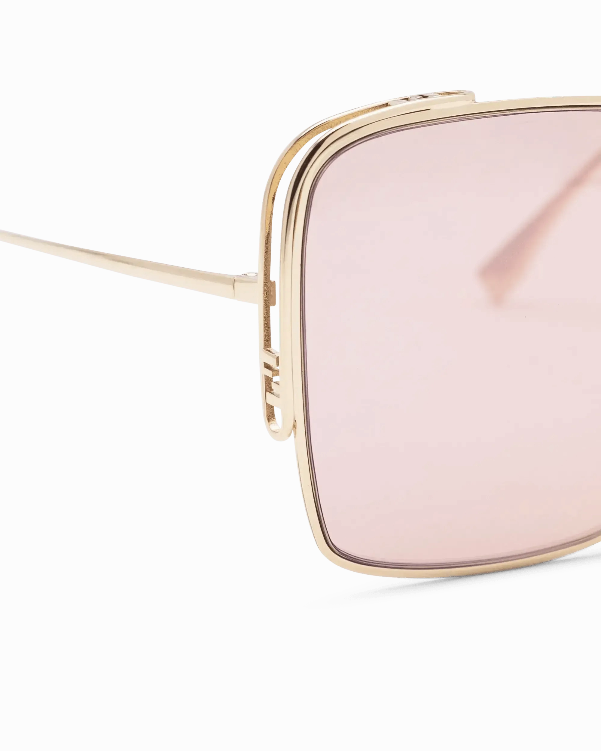 Pink Lens O’Lock Square Sunglasses