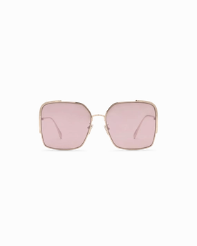 Pink Lens O’Lock Square Sunglasses