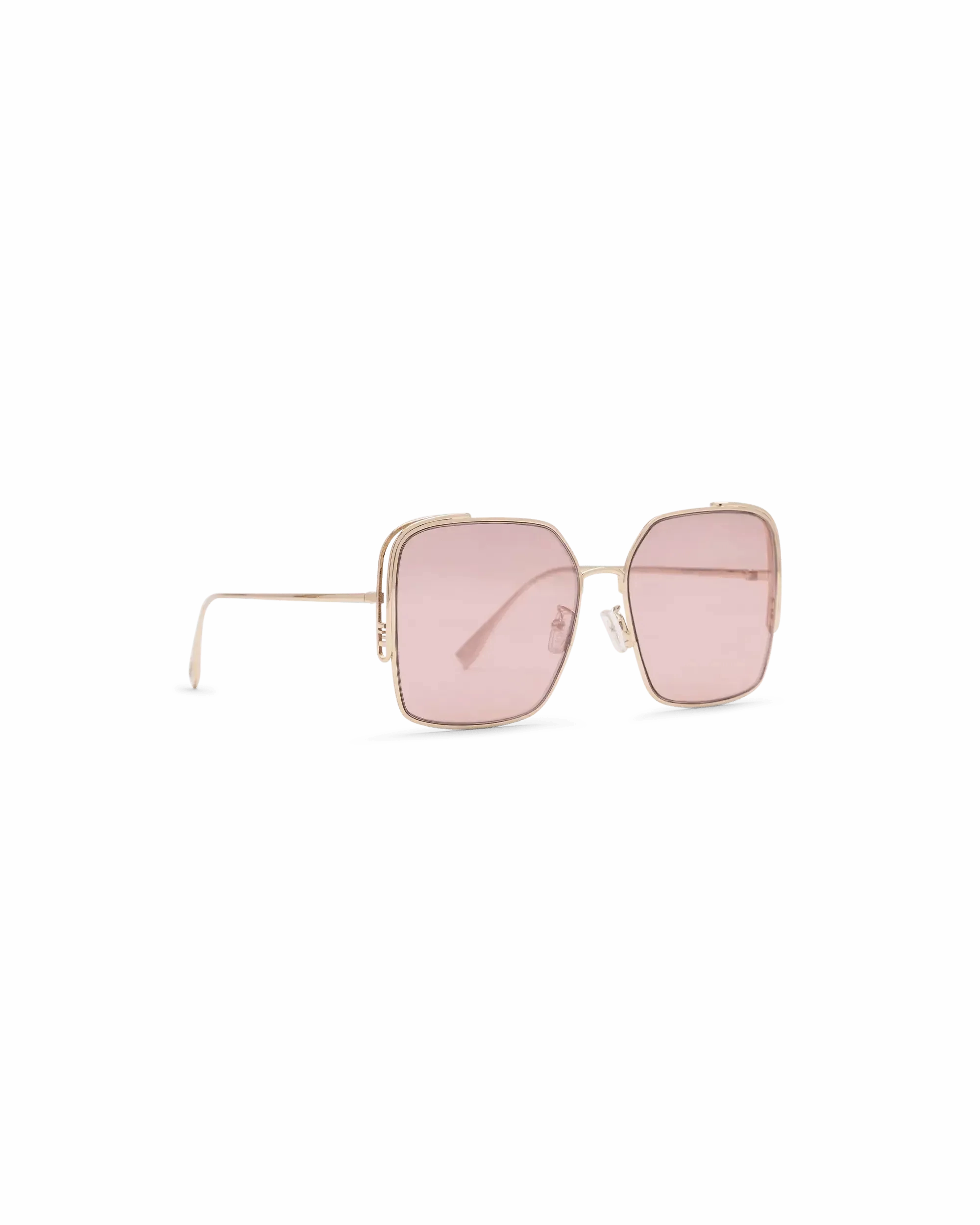 Pink Lens O’Lock Square Sunglasses