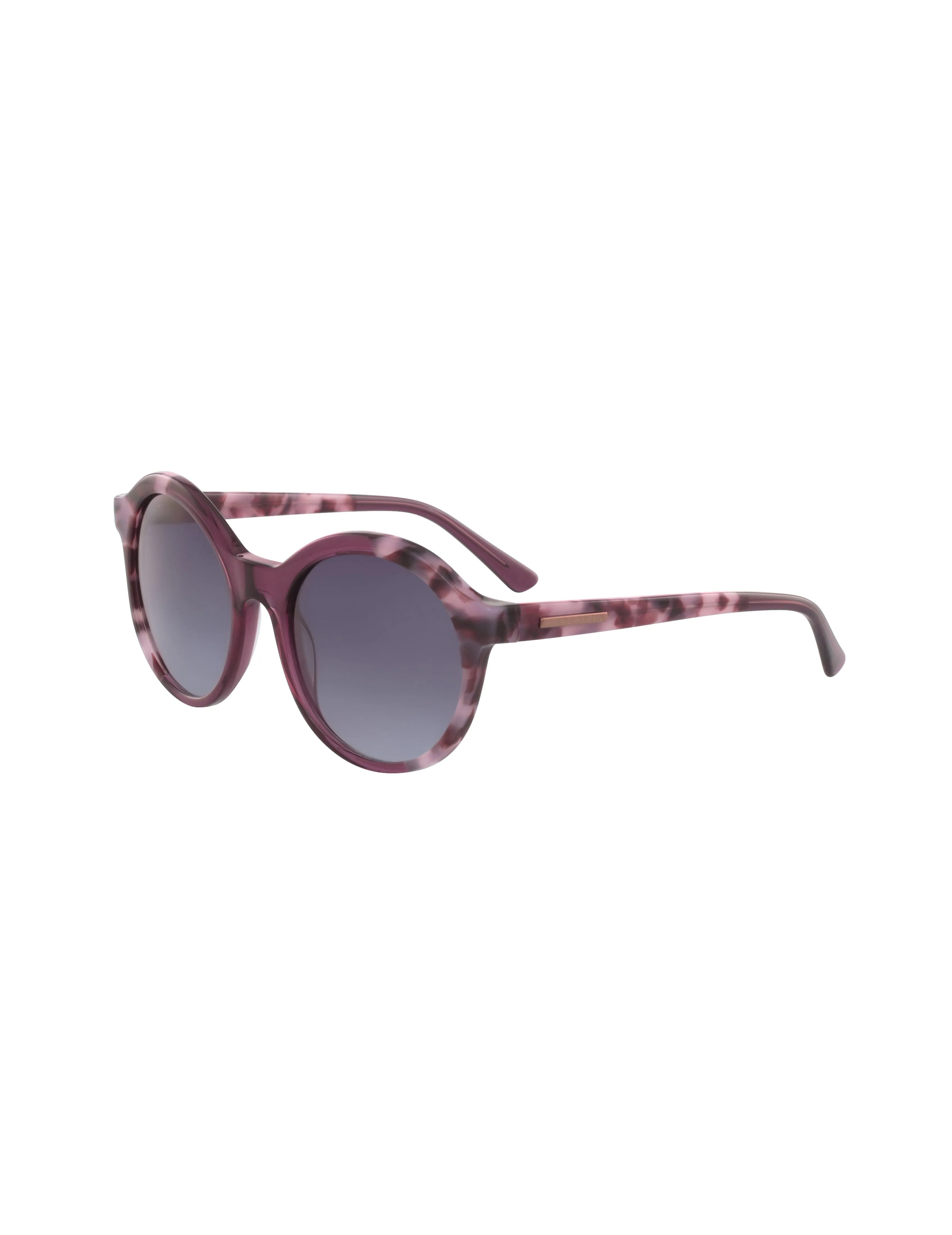 Plum Round Frame Sunglasses