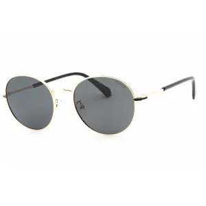 Polaroid Core Men's Sunglasses - Gold Metal Round Full Rim Frame | PLD 2093/G/S J5G/M9