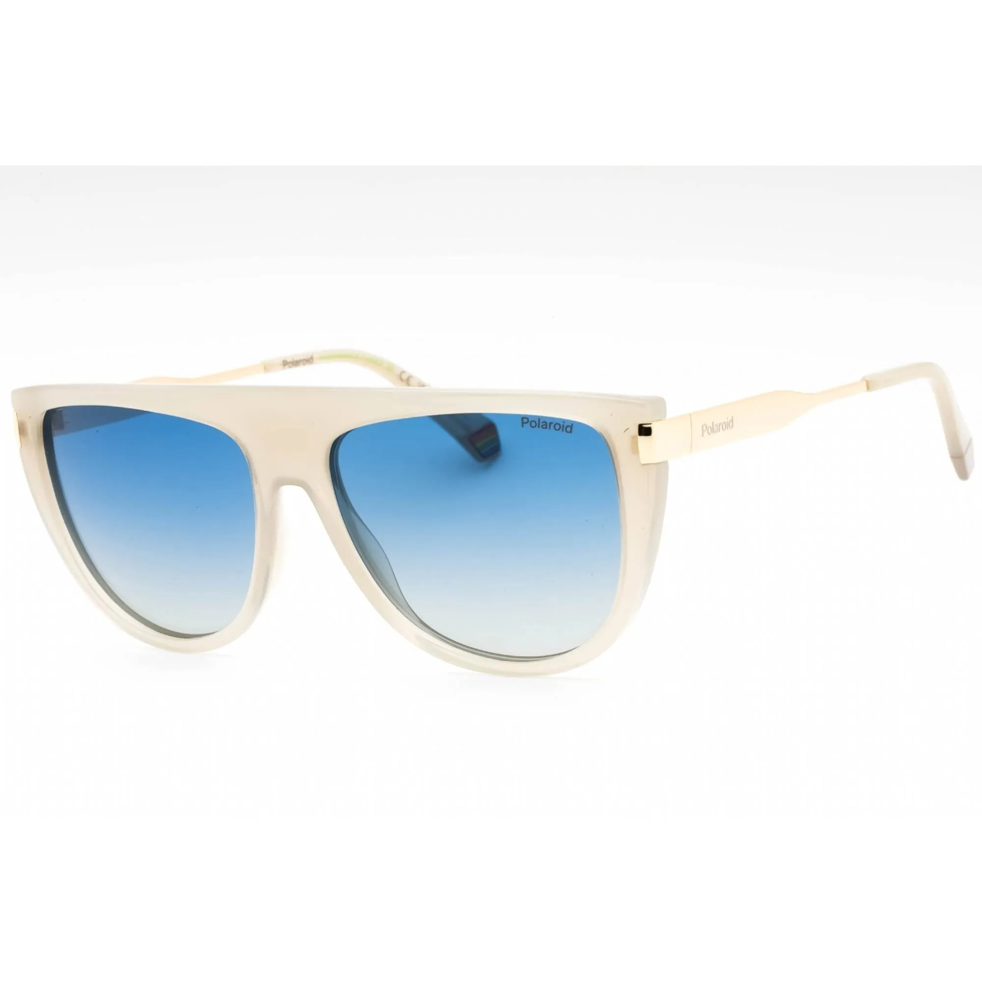 Polaroid Core Women's Sunglasses - Beige Frame Blue Sf Lens | PLD 6221/S/X 010A Z7