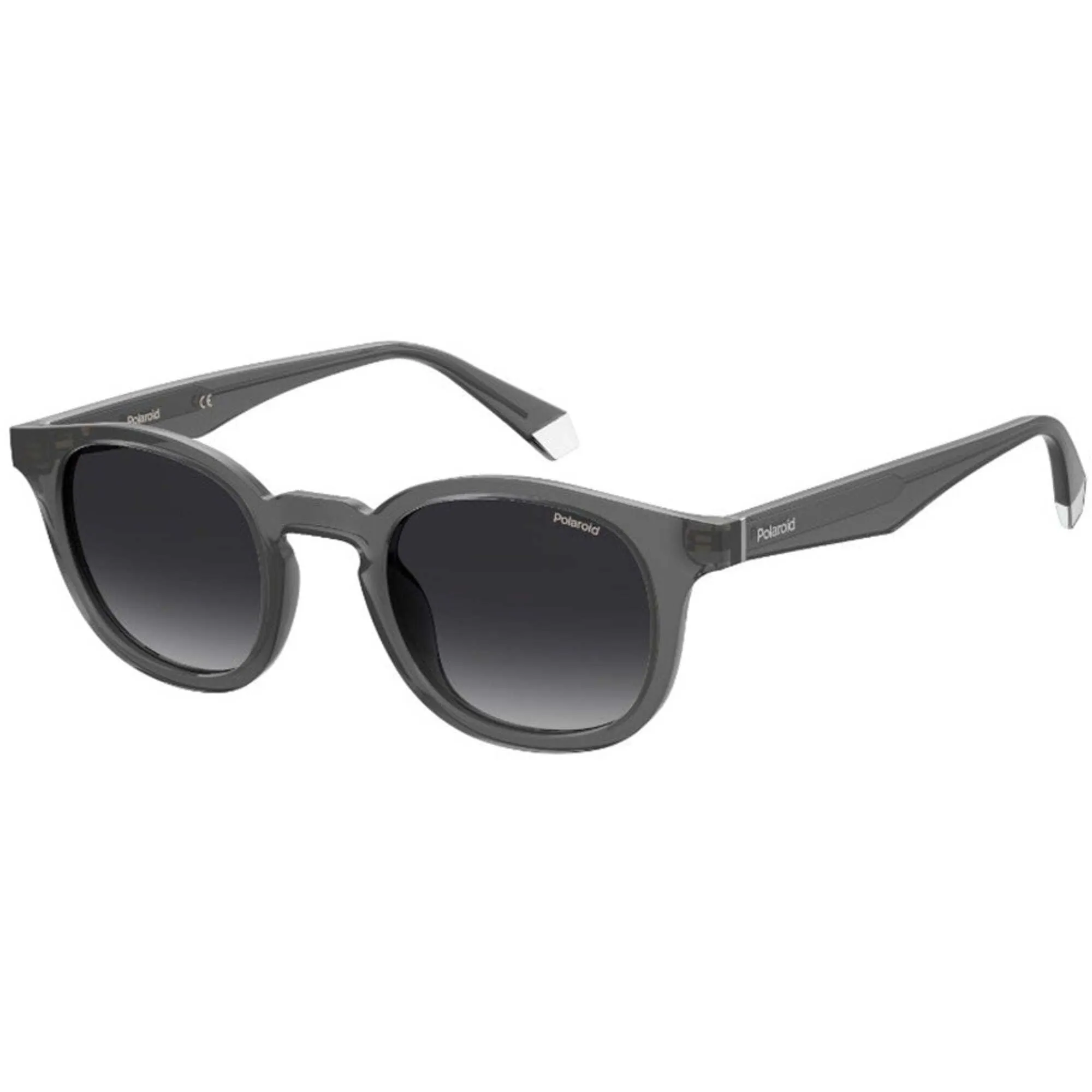 Polaroid Men's Sunglasses - Black Cat Eye Frame Grey Polarized Lens | PLD 2103/S/X 807