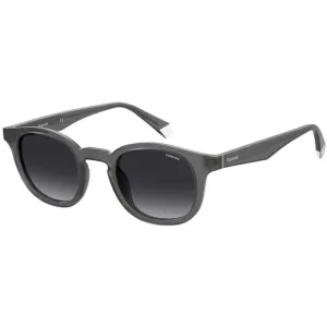 Polaroid Men's Sunglasses - Black Cat Eye Frame Grey Polarized Lens | PLD 2103/S/X 807