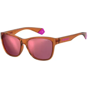 Polaroid Unisex Sunglasses - Brown Rectangular Frame | POLAROID PLD 6077/F/S 009Q/OZ