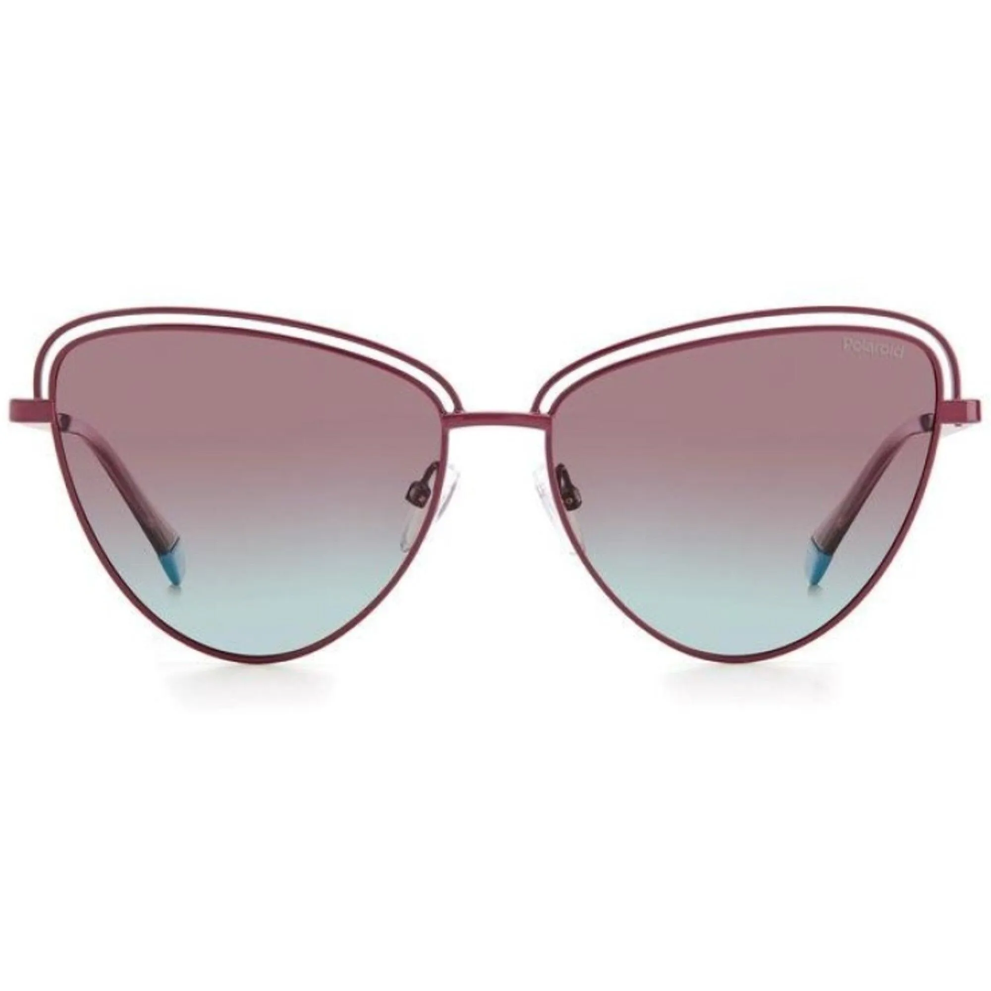 Polaroid Women's Sunglasses - Burgundy Gradient Lens | POLAROID PLD 4094/S 0LHF/JR