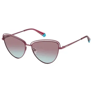 Polaroid Women's Sunglasses - Burgundy Gradient Lens | POLAROID PLD 4094/S 0LHF/JR