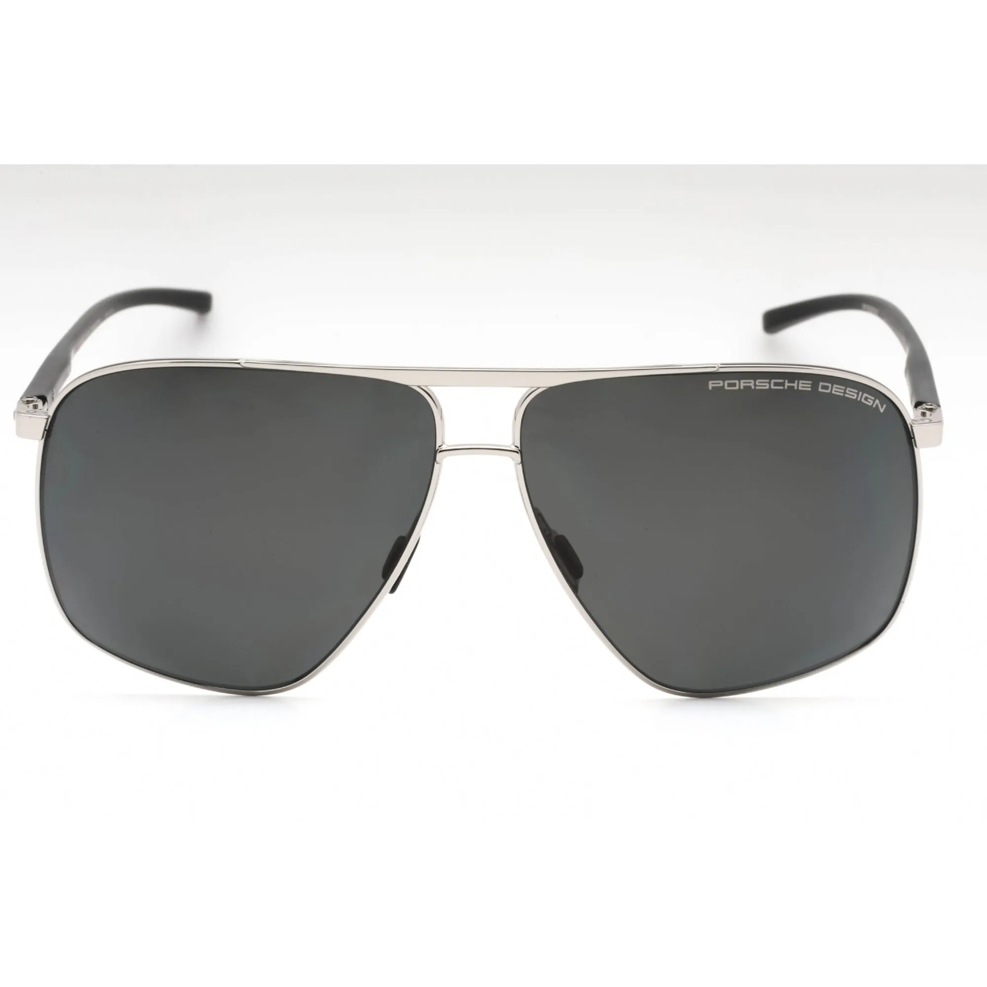 Porsche Men's Sunglasses - Palladium/Black Metal Navigator Full Rim Frame | P8933 D
