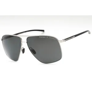 Porsche Men's Sunglasses - Palladium/Black Metal Navigator Full Rim Frame | P8933 D