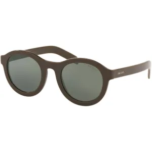 Prada Men's Sunglasses - Green Plastic Full Rim Round Frame | PRADA 0PR 24VS 54072849