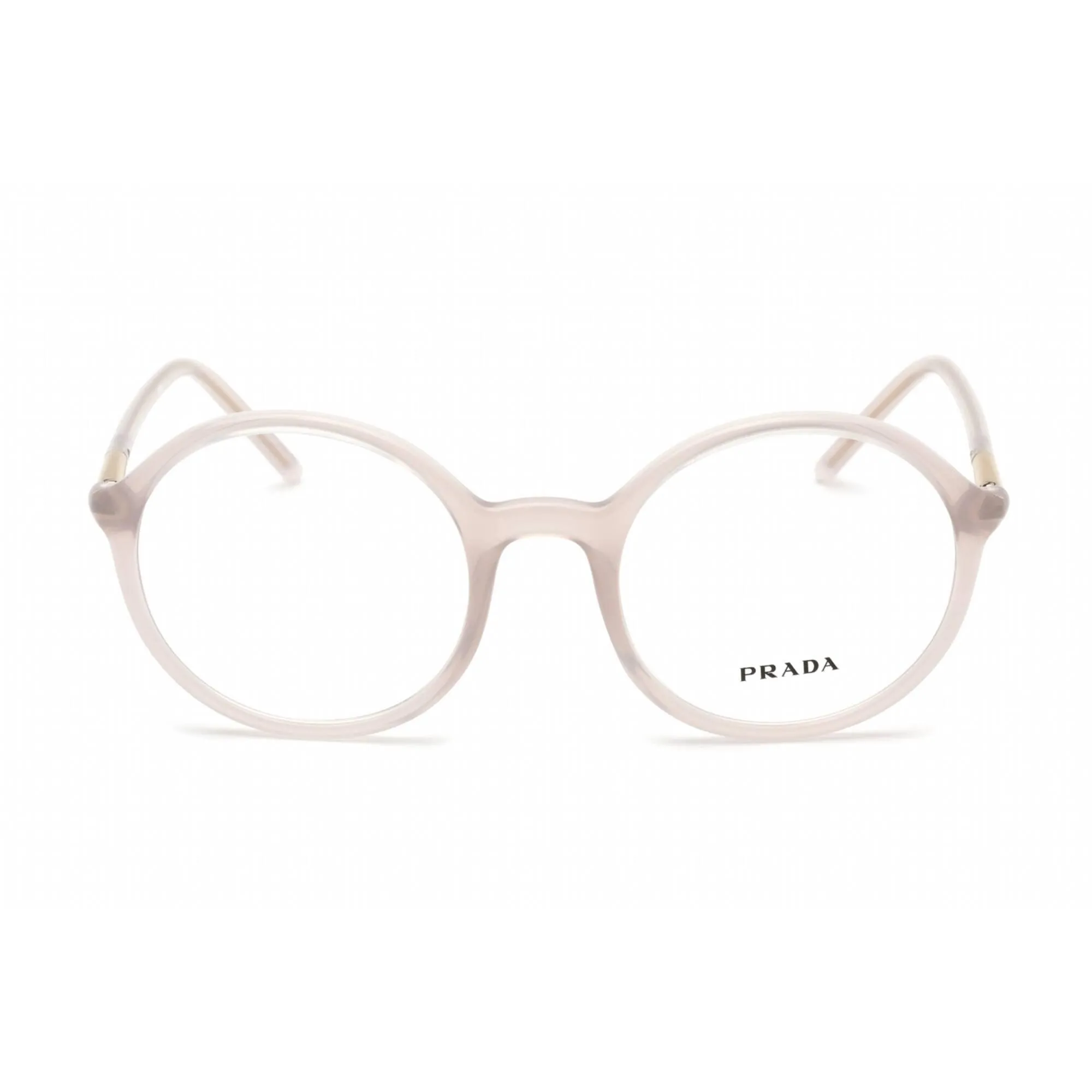 Prada Unisex Eyeglasses - Transparent Grey Plastic Round Shape Frame | 0PR 09WV TWH1O1