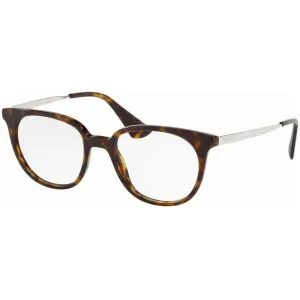 Prada Women's Eyeglasses - Catwalk Havana Square Frame | PRADA 0PR 13UVF 2AU1O152