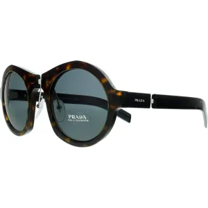 Prada Women's Sunglasses - Havana Round Frame Grey Lens | PRADA 0PR10XS 2AU5S050