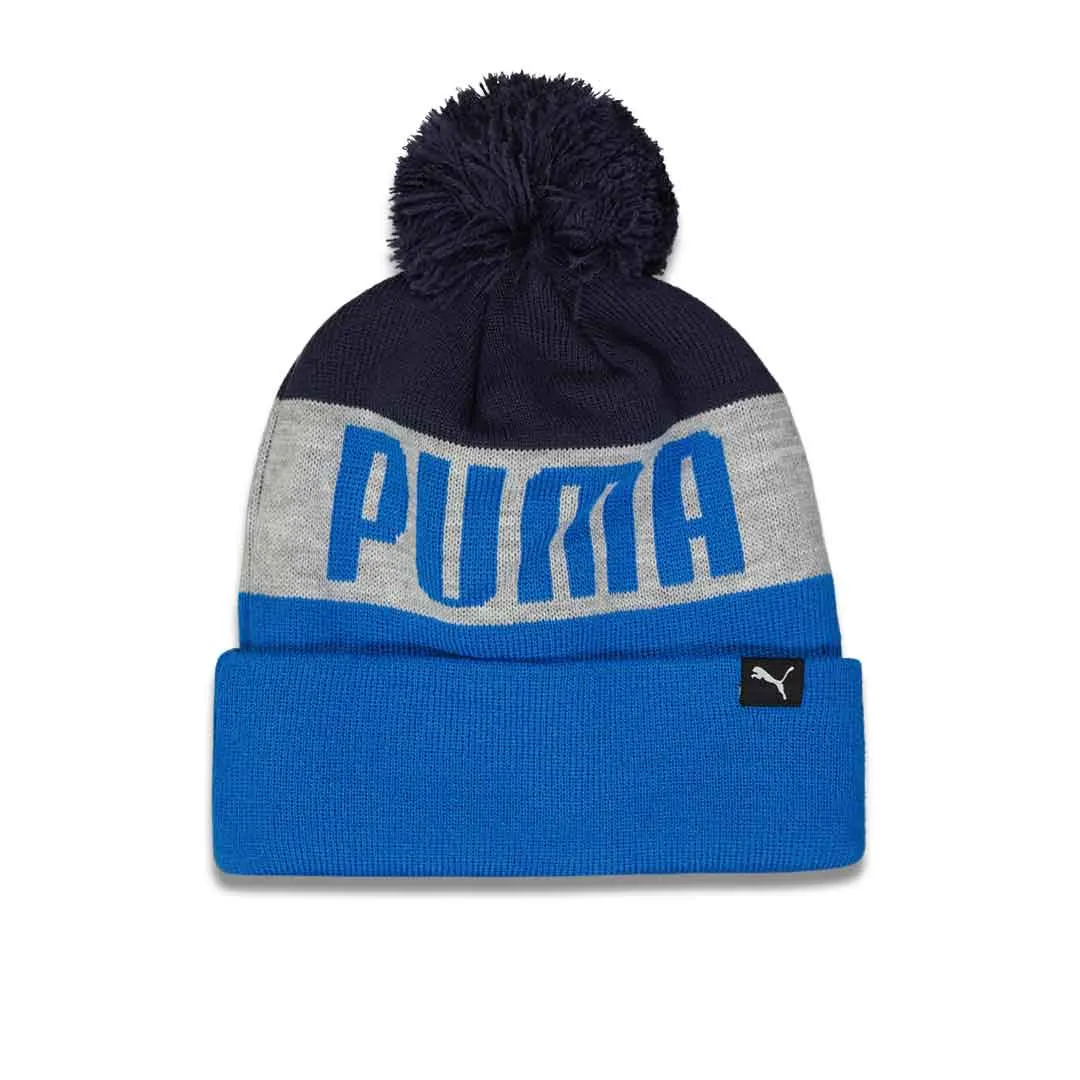 Puma - Wordmark Cuff Pom Beanie (PV5-0338 413)