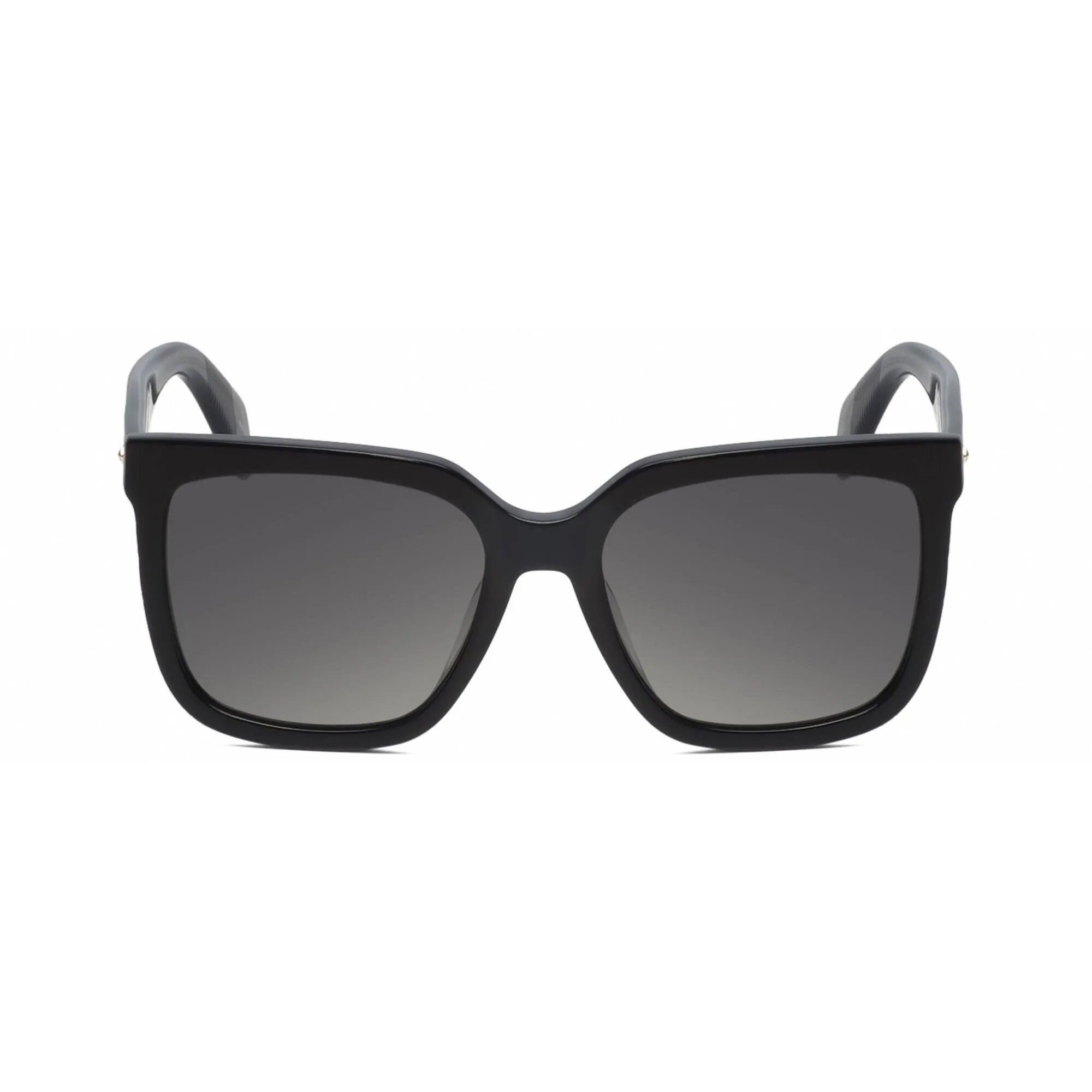 Rag and Bone Women's Sunglasses - Black Frame Polarized Grey Lens | RNB1018/S 02O5/WJ