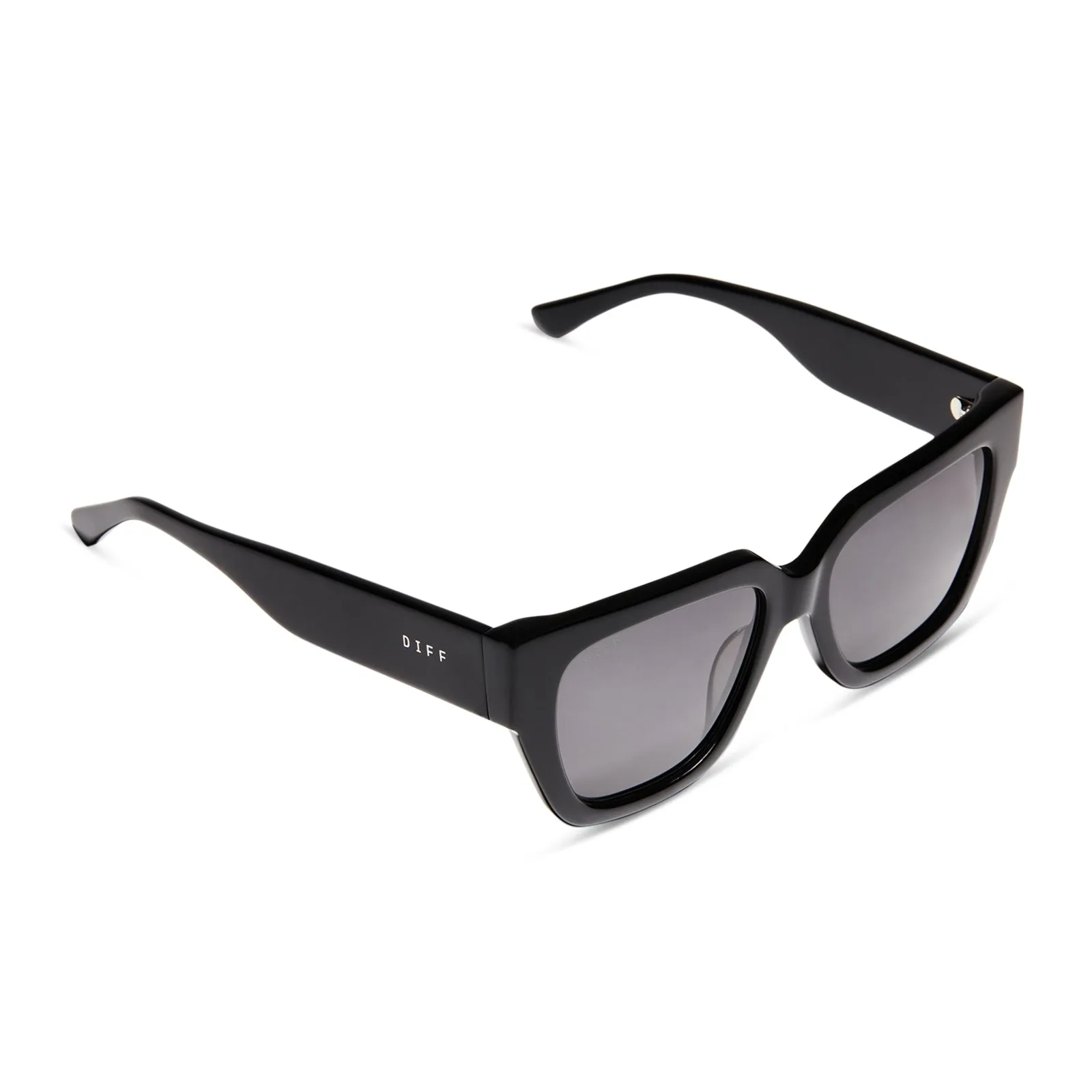 REMI II - BLACK   GREY POLARIZED SUNGLASSES