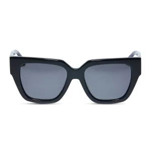 REMI II - BLACK   GREY POLARIZED SUNGLASSES