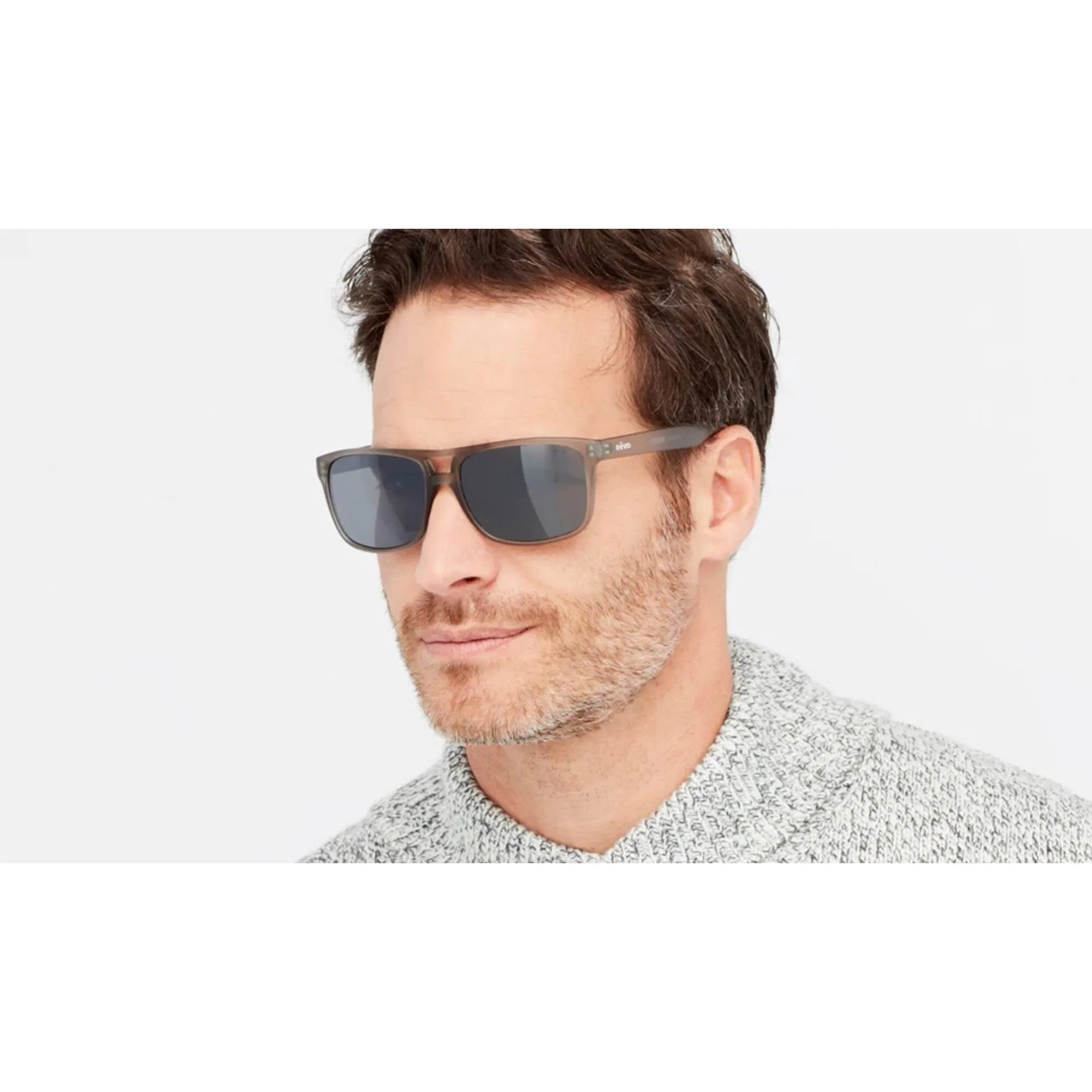 Revo Men's Sunglasses - Holsby Matte Dark Tortoise Plastic Full Rim Frame | 1019 02 GY