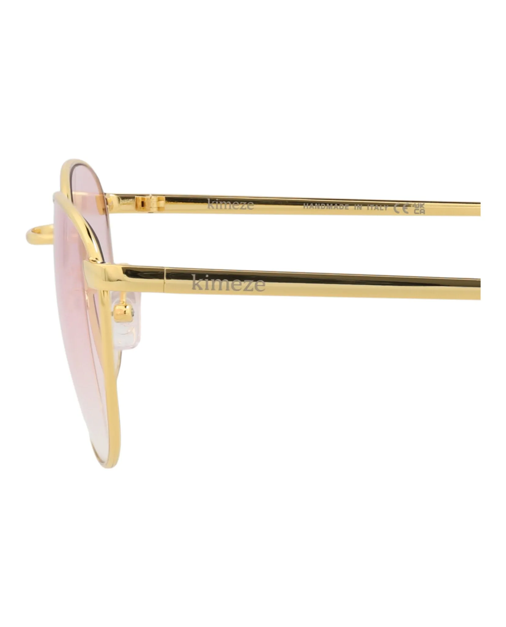 Round-Frame Acetate Sunglasses