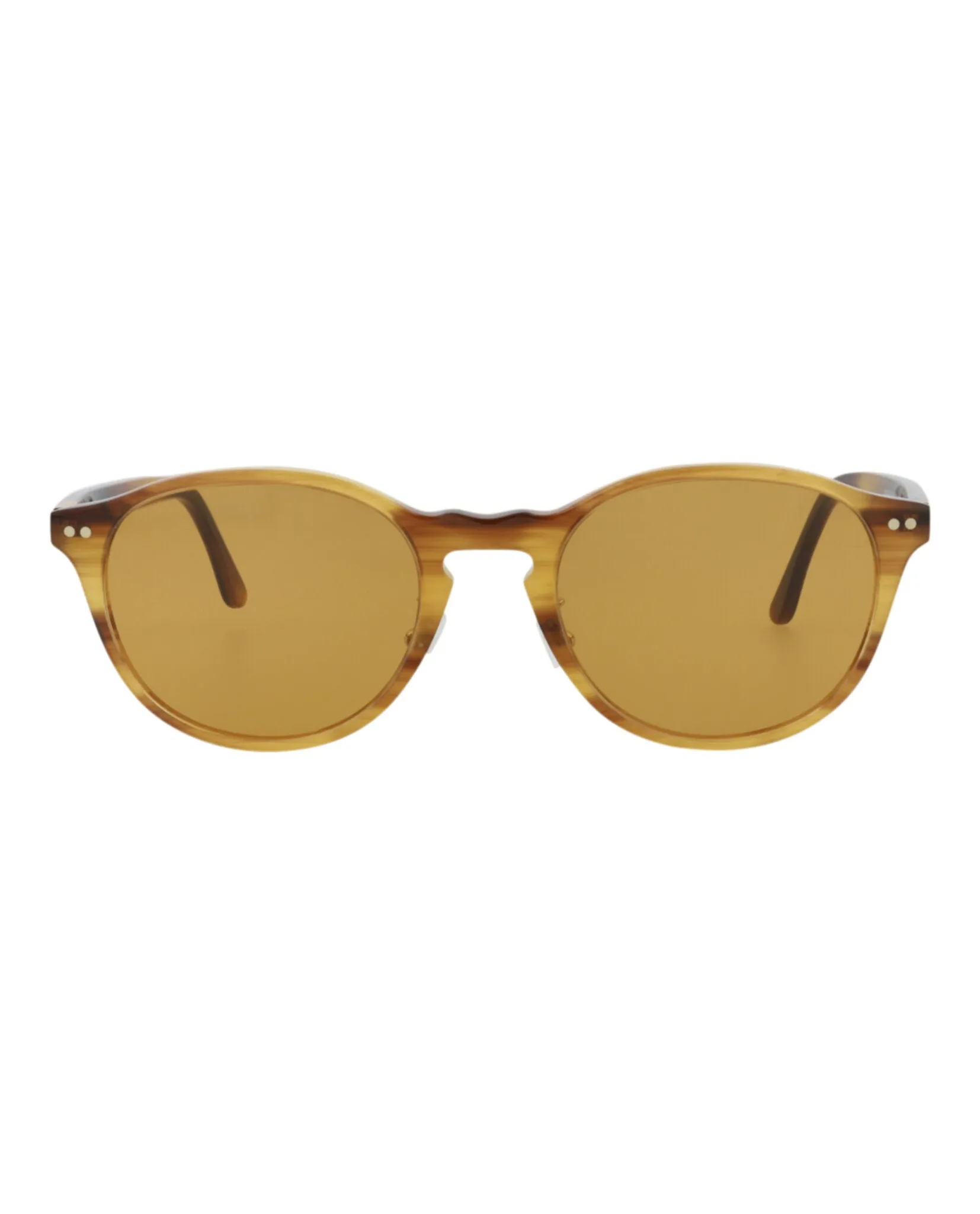 Round-Frame Acetate Sunglasses