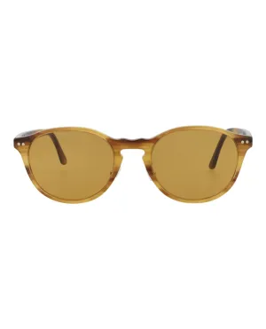 Round-Frame Acetate Sunglasses