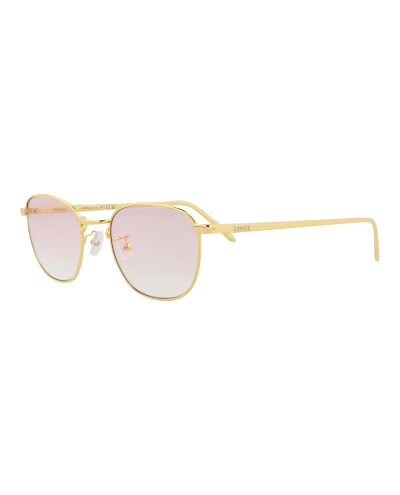 Round-Frame Acetate Sunglasses