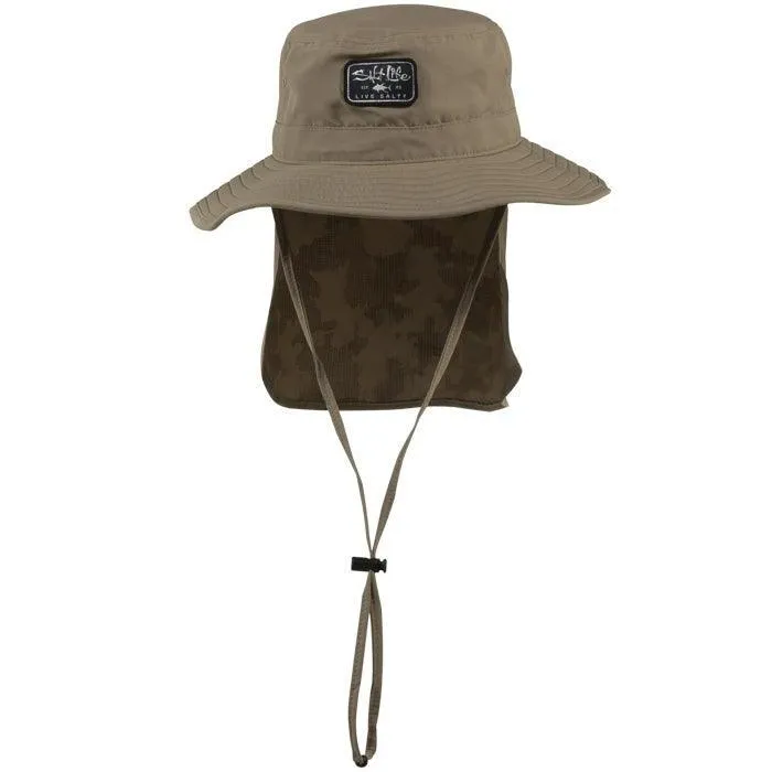 Salt Life Back Bay Boonie Hat Dark Khaki